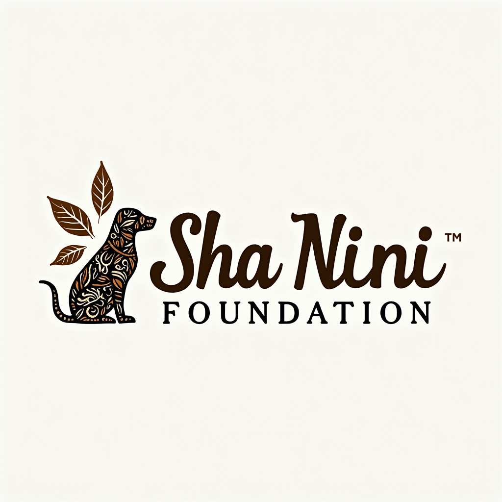 Sha Nini Foundation logo featuring animal welfare symbols and community care imagery