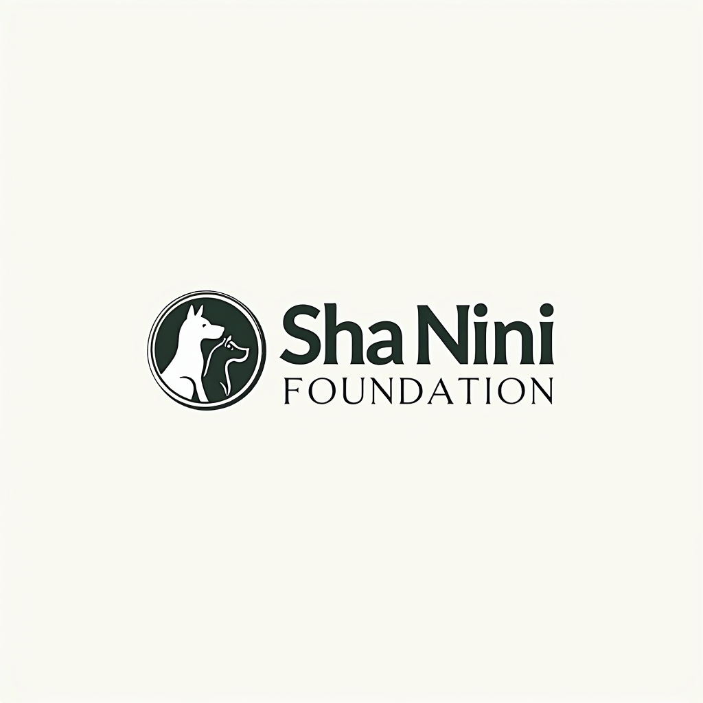 Sha Nini Foundation logo featuring animal welfare symbols and community care imagery