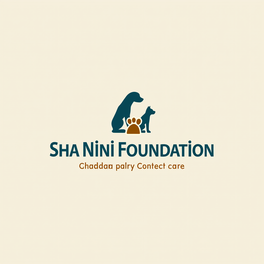 Sha Nini Foundation logo featuring animal welfare symbols and community care imagery